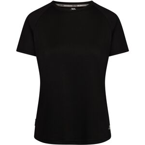 (6, Black) Trespass Womens Duoskin Sports Gym Top Claudette (6, Black) Trespass Womens Duoskin Sports Gym Top Claudette