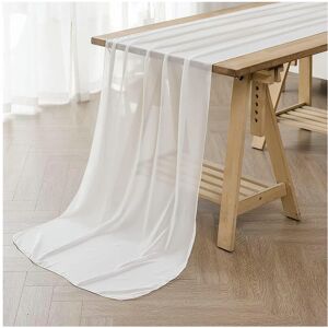 nobrand (70x400cm, White) Sage Green Chiffon Table Runner Gauze Rustic Sheer Table Decor nobrand (70x400cm, White) Sage Green Chiffon Table Runner Gauze Rustic Sheer Table Decor