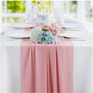 nobrand (70x1000cm, Pink) Sage Green Chiffon Table Runner Gauze Rustic Sheer Table Decor nobrand (70x1000cm, Pink) Sage Green Chiffon Table Runner Gauze Rustic Sheer Table Decor