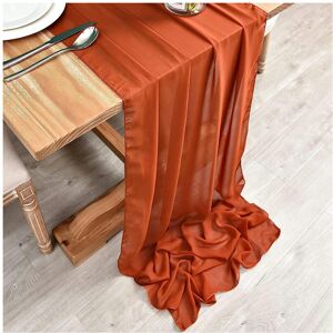 nobrand (70x800cm, RUST) Sage Green Chiffon Table Runner Gauze Rustic Sheer Table Decor nobrand (70x800cm, RUST) Sage Green Chiffon Table Runner Gauze Rustic Sheer Table Decor