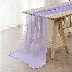 nobrand (70x800cm, Light purple) Sage Green Chiffon Table Runner Gauze Rustic Sheer Tabl nobrand (70x800cm, Light purple) Sage Green Chiffon Table Runner Gauze Rustic Sheer Tabl