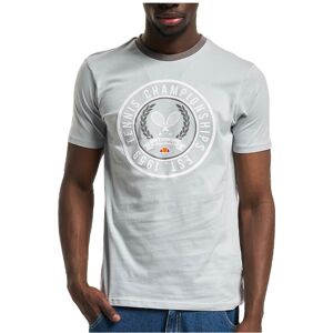 (Light Grey, XS) ELLESSE SEGNA Mens T Shirts Cotton Holiday Top (Light Grey, XS) ELLESSE SEGNA Mens T Shirts Cotton Holiday Top