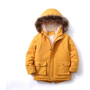Xcsgsra (Yellow, 3-4Years) Kids Boys Warm Parka Coats Jacket Hooded Fleece Xcsgsra (Yellow, 3-4Years) Kids Boys Warm Parka Coats Jacket Hooded Fleece