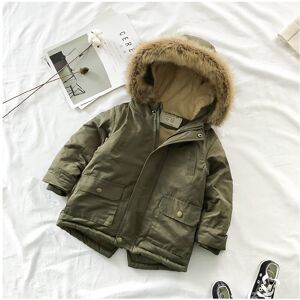 Xcsgsra (Green, 2-3Years) Kids Boys Warm Parka Coats Jacket Hooded Fleece Xcsgsra (Green, 2-3Years) Kids Boys Warm Parka Coats Jacket Hooded Fleece