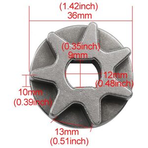 Unbranded (7 tooth sprocket 912) Chainsaw Chain Gear Sprockets Drive Replacement Gear Spro Unbranded (7 tooth sprocket 912) Chainsaw Chain Gear Sprockets Drive Replacement Gear Spro