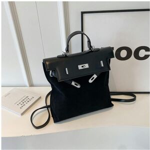 nobrand (Large black) Autumn And Winter Versic Retro Fashion Leisure Large -Capacity Bag nobrand (Large black) Autumn And Winter Versic Retro Fashion Leisure Large -Capacity Bag