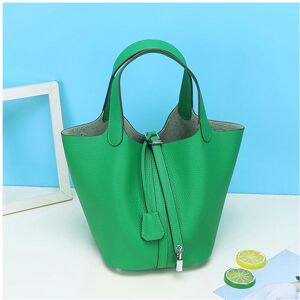 nobrand (Emerald green (head layer cowhide), small) New Litchi Pattern Casual Dish, Bag nobrand (Emerald green (head layer cowhide), small) New Litchi Pattern Casual Dish, Bag