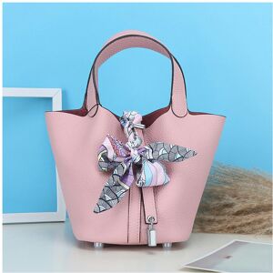 nobrand (Crystal powder (head layer cowhide), large) New Litchi Pattern Casual Dish, Bag nobrand (Crystal powder (head layer cowhide), large) New Litchi Pattern Casual Dish, Bag