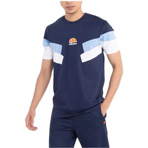 (Navy and Sky Blue, S) ELLESSE Mens Printed T Shirts Cotton Summer Top (Navy and Sky Blue, S) ELLESSE Mens Printed T Shirts Cotton Summer Top