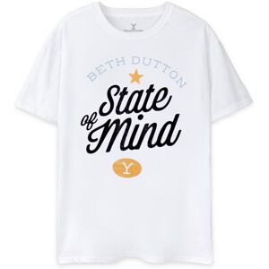 Yellowstone White Beth Dutton Short Sleeve T-Shirt - T-Shirt Yellowstone White Beth Dutton Short Sleeve T-Shirt - T-Shirt