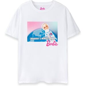 (Medium) Barbie Short Sleeved T-Shirt (Womens White) (Medium) Barbie Short Sleeved T-Shirt (Womens White)