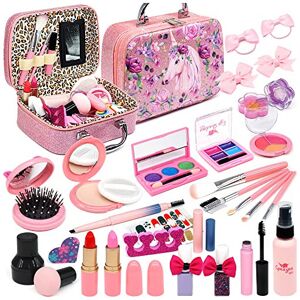 ROKKES Washable Makeup Kit Girls Toy - Kids for Girls, Non Toxic Make Up Set, Little To ROKKES Washable Makeup Kit Girls Toy - Kids for Girls, Non Toxic Make Up Set, Little To