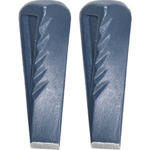 SPARES2GO Twisted Log Splitter Wedge Heavy Duty Steel Wood Splitting Chisel Spikes (2.5KG, SPARES2GO Twisted Log Splitter Wedge Heavy Duty Steel Wood Splitting Chisel Spikes (2.5KG,