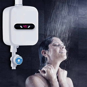 Jojomino Instant Water Heater Shower Bathroom Faucet Hot Water Heater UK Plug Jojomino Instant Water Heater Shower Bathroom Faucet Hot Water Heater UK Plug