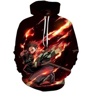 Unbranded (S) Adults Anime Demon Slayer Hoodie Pullover 3d Printed Long Sleeve Hooded Swea Unbranded (S) Adults Anime Demon Slayer Hoodie Pullover 3d Printed Long Sleeve Hooded Swea