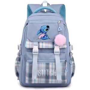 FLEMYE (A4) NEW Kids Lilo Stitch Backpack Rucksack Student Handbag Laptop Travel Bag Gi FLEMYE (A4) NEW Kids Lilo Stitch Backpack Rucksack Student Handbag Laptop Travel Bag Gi