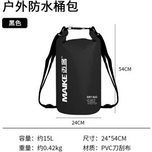 Unbranded (15L black (IPX heavy rain level) shoulders, Default) Outdoor Waterproof Border Unbranded (15L black (IPX heavy rain level) shoulders, Default) Outdoor Waterproof Border