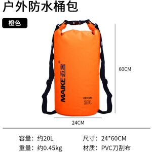 Unbranded (20L orange red (IPX heavy rain grade) shoulders, Default) Outdoor Waterproof Bo Unbranded (20L orange red (IPX heavy rain grade) shoulders, Default) Outdoor Waterproof Bo