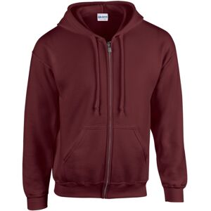 (XXL, Maroon) Gildan Mens Heavy Blend Full Zip Hoodie (XXL, Maroon) Gildan Mens Heavy Blend Full Zip Hoodie