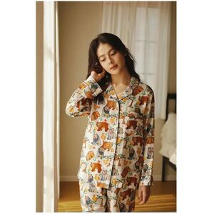 nobrand (Many bears, L ( 60-67kg )) 2024 New Bamboo Fiber Double Gauze Pajamas Spring Cu nobrand (Many bears, L ( 60-67kg )) 2024 New Bamboo Fiber Double Gauze Pajamas Spring Cu
