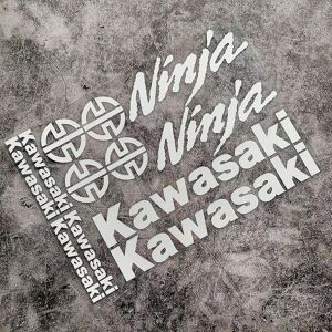 Unbranded (D-white) 2023 Motorcycle Stickers Set Decoration For Kawasaki Reflective Waterp Unbranded (D-white) 2023 Motorcycle Stickers Set Decoration For Kawasaki Reflective Waterp