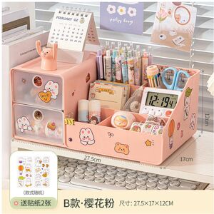 Unbranded (Type B -Sakura Powder (Send 2 DIY stickers)) Children's Pen Holder Small Decora Unbranded (Type B -Sakura Powder (Send 2 DIY stickers)) Children's Pen Holder Small Decora