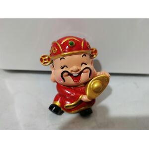 Unbranded (Yuanbao Cai God, 4*3*4.5cm) Q Version Of Caishen Grandpa Automobile Swing Cake Unbranded (Yuanbao Cai God, 4*3*4.5cm) Q Version Of Caishen Grandpa Automobile Swing Cake