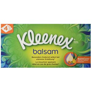 Kleenex Balsam 4 Ply Tissues Monthly Box 24 Packs x 60 Tissues 4440 g Kleenex Balsam 4 Ply Tissues Monthly Box 24 Packs x 60 Tissues 4440 g