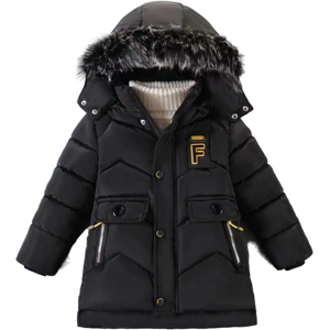 Xcsgsra (Black, 2-3Years) Kids Boys Warm Fur Coats Jacket Outwear Hooded UK Xcsgsra (Black, 2-3Years) Kids Boys Warm Fur Coats Jacket Outwear Hooded UK
