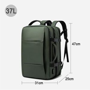Unbranded (Green 37L) BANGE Travel Backpack Men Business Backpack School Expandable USB Ba Unbranded (Green 37L) BANGE Travel Backpack Men Business Backpack School Expandable USB Ba