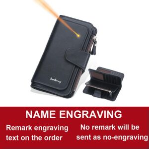 nobrand (Black Name) 2024 Women Long Wallets Name Engraving 15 Card Holders Classic Fema nobrand (Black Name) 2024 Women Long Wallets Name Engraving 15 Card Holders Classic Fema