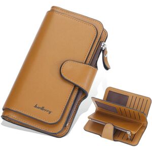 nobrand (Brown) 2024 Women Long Wallets Name Engraving 15 Card Holders Classic Female Pu nobrand (Brown) 2024 Women Long Wallets Name Engraving 15 Card Holders Classic Female Pu