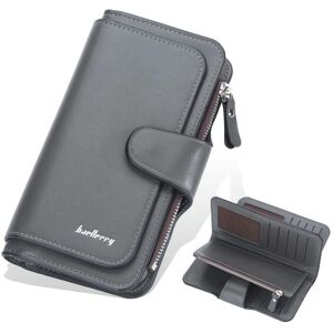 nobrand (Gray) 2024 Women Long Wallets Name Engraving 15 Card Holders Classic Female Pur nobrand (Gray) 2024 Women Long Wallets Name Engraving 15 Card Holders Classic Female Pur