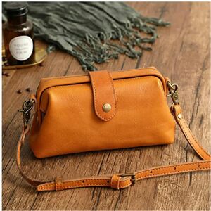 Unbranded (Yellow) Women's Genuine Leather Shoulder Bag 2024 Fashion Brand Small Buckle Cr Unbranded (Yellow) Women's Genuine Leather Shoulder Bag 2024 Fashion Brand Small Buckle Cr