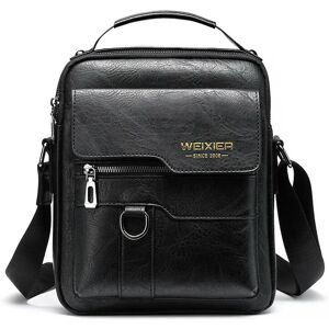 Unbranded (Black, 22x8x26cm) Brand Men Shoulder Bag for 9.7" ipad Men PU Leather Flaps Men Unbranded (Black, 22x8x26cm) Brand Men Shoulder Bag for 9.7" ipad Men PU Leather Flaps Men