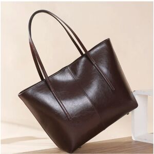 Unbranded (Dark Brown, 33x13x30cm) Women's High Capacity 2024 New Genuine Leather Women's Unbranded (Dark Brown, 33x13x30cm) Women's High Capacity 2024 New Genuine Leather Women's