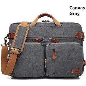 nobrand (Canvas Gray, 17 inch) Handbag Business Briefcase Rucksack Convertible Backpack nobrand (Canvas Gray, 17 inch) Handbag Business Briefcase Rucksack Convertible Backpack