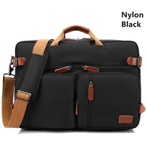 nobrand (Nylon Black, 17 inch) Handbag Business Briefcase Rucksack Convertible Backpack nobrand (Nylon Black, 17 inch) Handbag Business Briefcase Rucksack Convertible Backpack