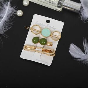 Unbranded (W) 3pcs/Set Elegant Pearl Hair Clips Pin Golden Metal Geometric Pearls Flower B Unbranded (W) 3pcs/Set Elegant Pearl Hair Clips Pin Golden Metal Geometric Pearls Flower B