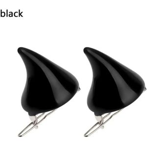 Unbranded (black) 1 Pair Small Demon OX Horn Hairpins Halloween Horn Gothic Hair Clips Cos Unbranded (black) 1 Pair Small Demon OX Horn Hairpins Halloween Horn Gothic Hair Clips Cos