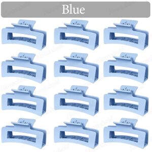 Unbranded (Blue, 60Pcs) 6-60Pcs Korean Women Girls Plastic Hair Claws 8.5cm Hairclip Crab Unbranded (Blue, 60Pcs) 6-60Pcs Korean Women Girls Plastic Hair Claws 8.5cm Hairclip Crab