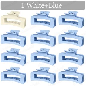 Unbranded (1 White and Blue, 60Pcs) 6-60Pcs Korean Women Girls Plastic Hair Claws 8.5cm Ha Unbranded (1 White and Blue, 60Pcs) 6-60Pcs Korean Women Girls Plastic Hair Claws 8.5cm Ha