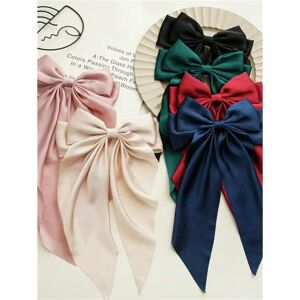 Unbranded (Pink, Size fits all) 6 spring clip streamers bow hair clips for women Unbranded (Pink, Size fits all) 6 spring clip streamers bow hair clips for women