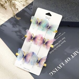 Unbranded (1 6PCS) Butterfly Hairpins New Korean Yarn Elegant Metal Tassel Long Hair Clips Unbranded (1 6PCS) Butterfly Hairpins New Korean Yarn Elegant Metal Tassel Long Hair Clips