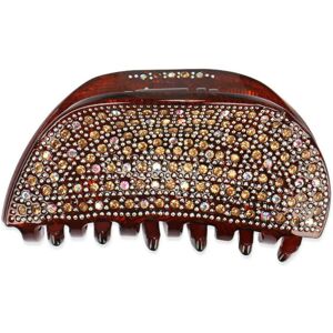 Unbranded (coffee) Luxury Spark Rhinestones Hair Claw Clip for Women Girls Dressy Hair Acc Unbranded (coffee) Luxury Spark Rhinestones Hair Claw Clip for Women Girls Dressy Hair Acc