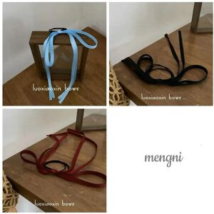 Unbranded (Ribbon Hair Band Sky) Zhao Lusi Same Style Retro French Summer Summer Bow Ribbo Unbranded (Ribbon Hair Band Sky) Zhao Lusi Same Style Retro French Summer Summer Bow Ribbo