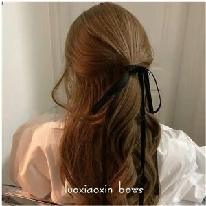 Unbranded (Ribbon Hair Band Bla) Zhao Lusi Same Style Retro French Summer Summer Bow Ribbo Unbranded (Ribbon Hair Band Bla) Zhao Lusi Same Style Retro French Summer Summer Bow Ribbo