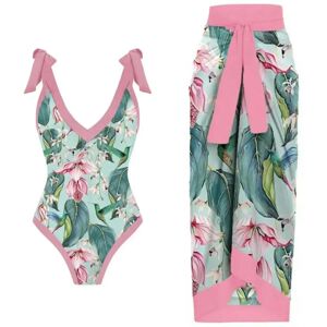 Unbranded (1 set-E, M) One Piece Swimsuit Bikini with Skirt Swimwear Summer Women Bowknot Unbranded (1 set-E, M) One Piece Swimsuit Bikini with Skirt Swimwear Summer Women Bowknot