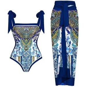 Unbranded (1 set-D, S) One Piece Swimsuit Bikini with Skirt Swimwear Summer Women Bowknot Unbranded (1 set-D, S) One Piece Swimsuit Bikini with Skirt Swimwear Summer Women Bowknot