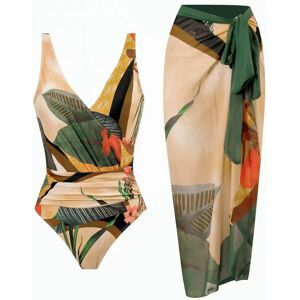 Unbranded (1 set-B, M) One Piece Swimsuit Bikini with Skirt Swimwear Summer Women Bowknot Unbranded (1 set-B, M) One Piece Swimsuit Bikini with Skirt Swimwear Summer Women Bowknot